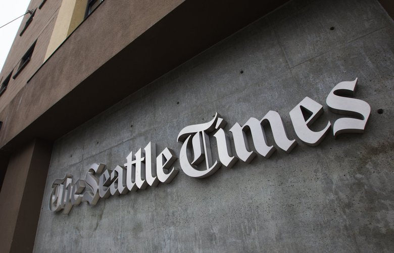 The Seattle Times building, home to the publication that featured Ravenox and Sean Brownlee’s business strategies for growth.