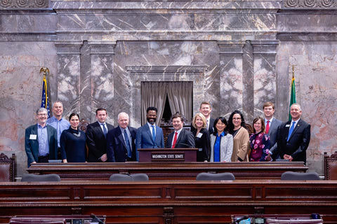Sean Brownlee at Washington State Capitol Olympia