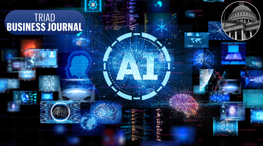Triad Business Journal Article with Sean Brownlee on AI Policy