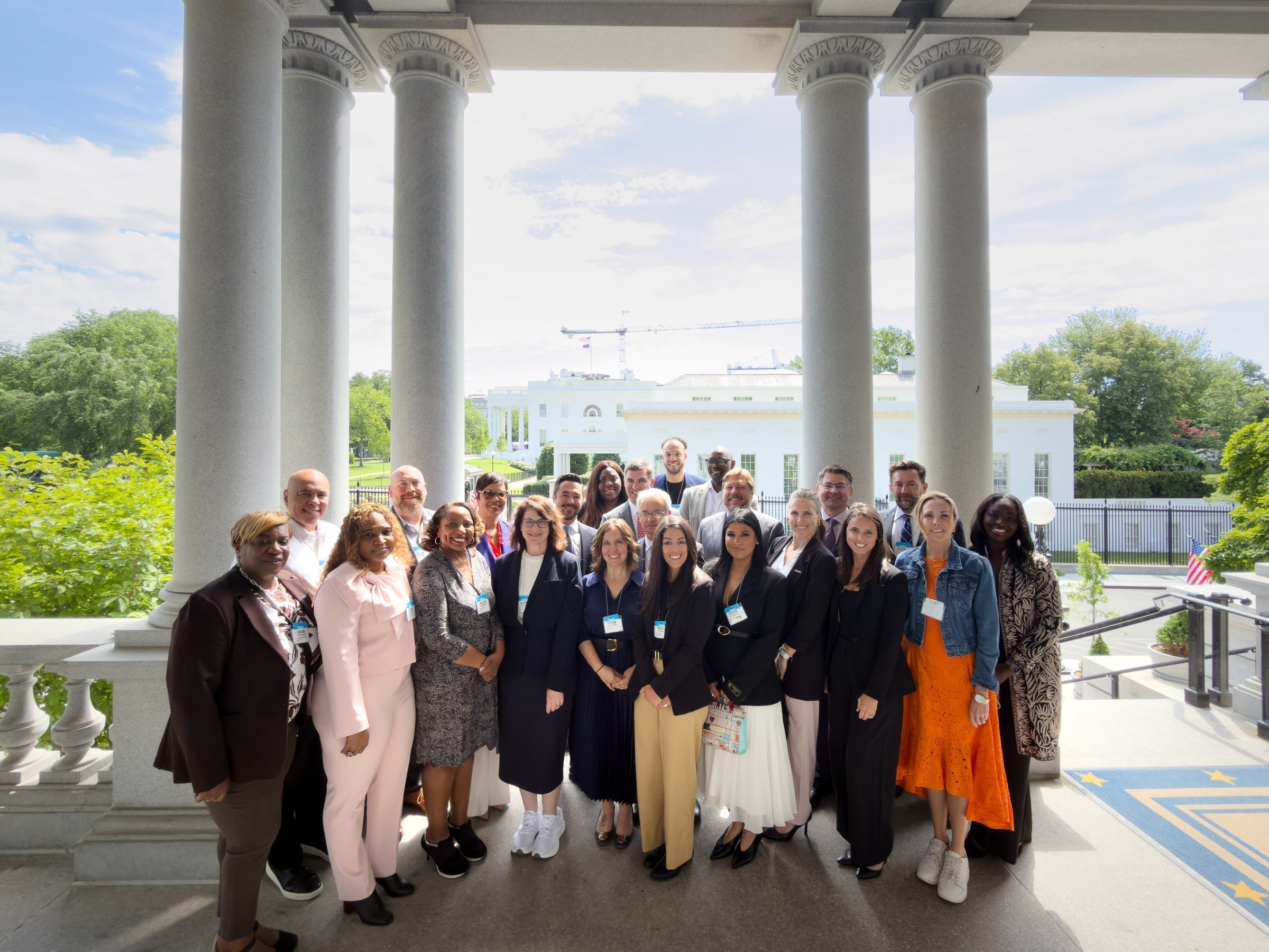 Intuit Small Business Council members at the White House in Washington, D.C., during the May 2026 Small Business AI Roundtable.