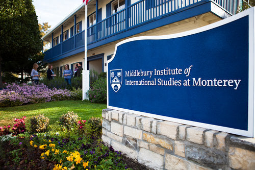 The Middlebury Institute of International Studies at Monterey campus in downtown Monterey, CA, site of the 2019 Alumni Achievement Awards.